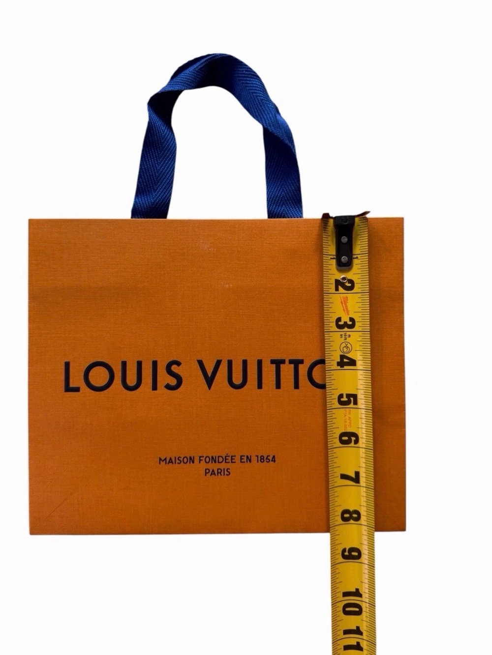 Authentic Louis Vuitton Gift Orange Small Tote Gift Bag